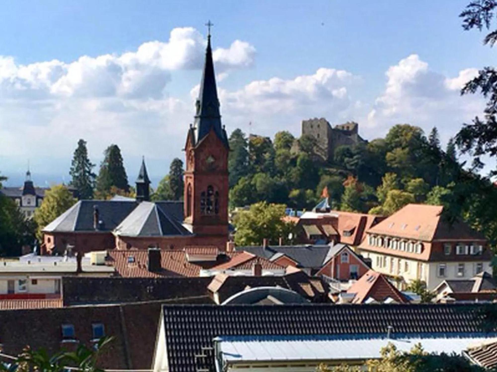 Ferienwohnung Haus Burgblick Badenweiler Exterior foto
